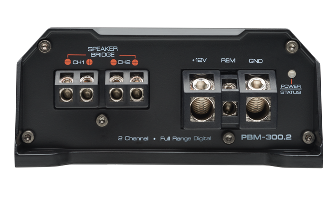 PBM-300.2 PBM Series Full Range 2 Channel Class D Mini Amplifier