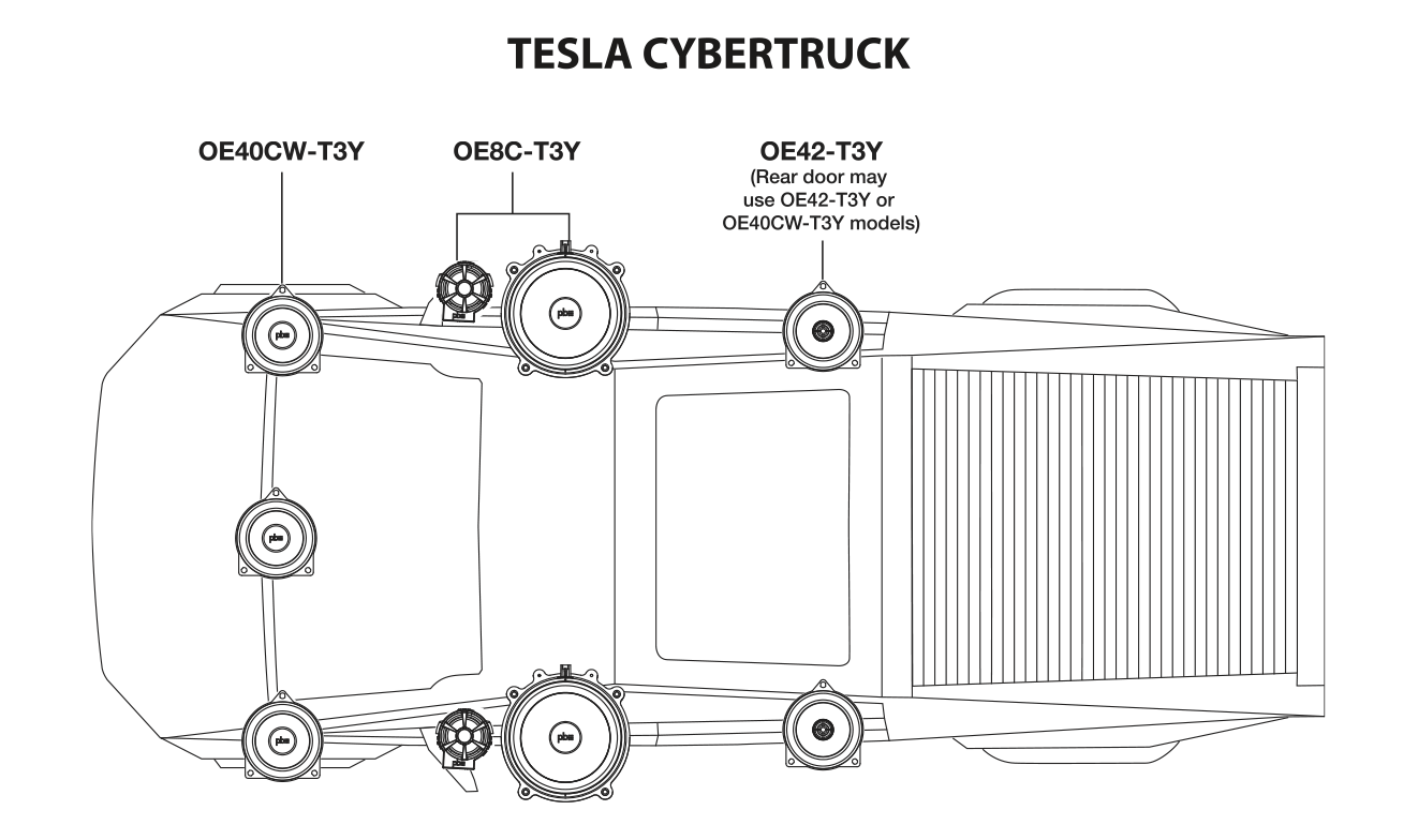 OE40CN-T3Y TESLA OEM Replacement 4