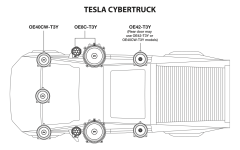 OE8C-T3Y TESLA OEM Replacement 8